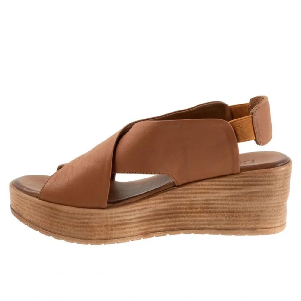 NWT BUENO Brand NAOMI Sandal in Dark Tan - Picture 2 of 14